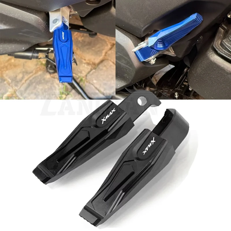 Pedane posteriori Poggia Per Yamaha XMAX 125 250 300 400 X MAX 300 X-MAX 125 xmax300 XMAX 400 CNC Passeggero Piede Peg Poggiapiedi Pedale