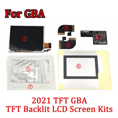 Original Size Backlit TFT Point To Point LCD Screen Kits Highlight Brightness LCD Replacement For