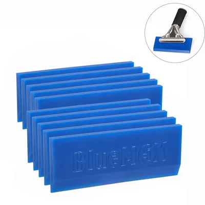 FOSHIO BLUEMAX Rubber Strip Blade Handle Squeegee Car Ice Scraper Cleaning Tool Snow Shovel Glass