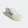 Sneaker ADIDAS SPORTSWEAR, Gr. 39, core weiß, silber metallic, silber pebble, Leder, Synthetik, sportlich, Schuhe