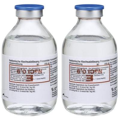 Kochsalzlösung 0,9% Glasfl.Fresenius x2 2x10x250 ml Infusionslösung Image