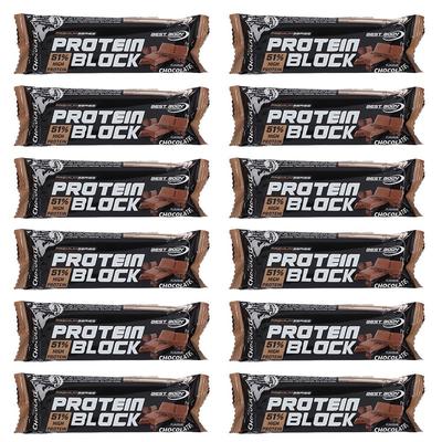 Best Body Nutrition Vital Protein Block Chocolate 12x 12x90 g Riegel Image