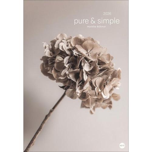 Mareike Böhmer: pure & simple Kalender 2026 - Heye / Heye Kalender