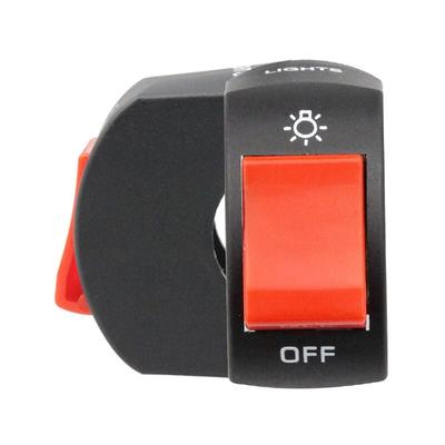 Motorrad-Lenkerschalter, wasserdichter LED-Ein/Aus-elektrischer Motorrad-Lenkermontageschalter mit Image