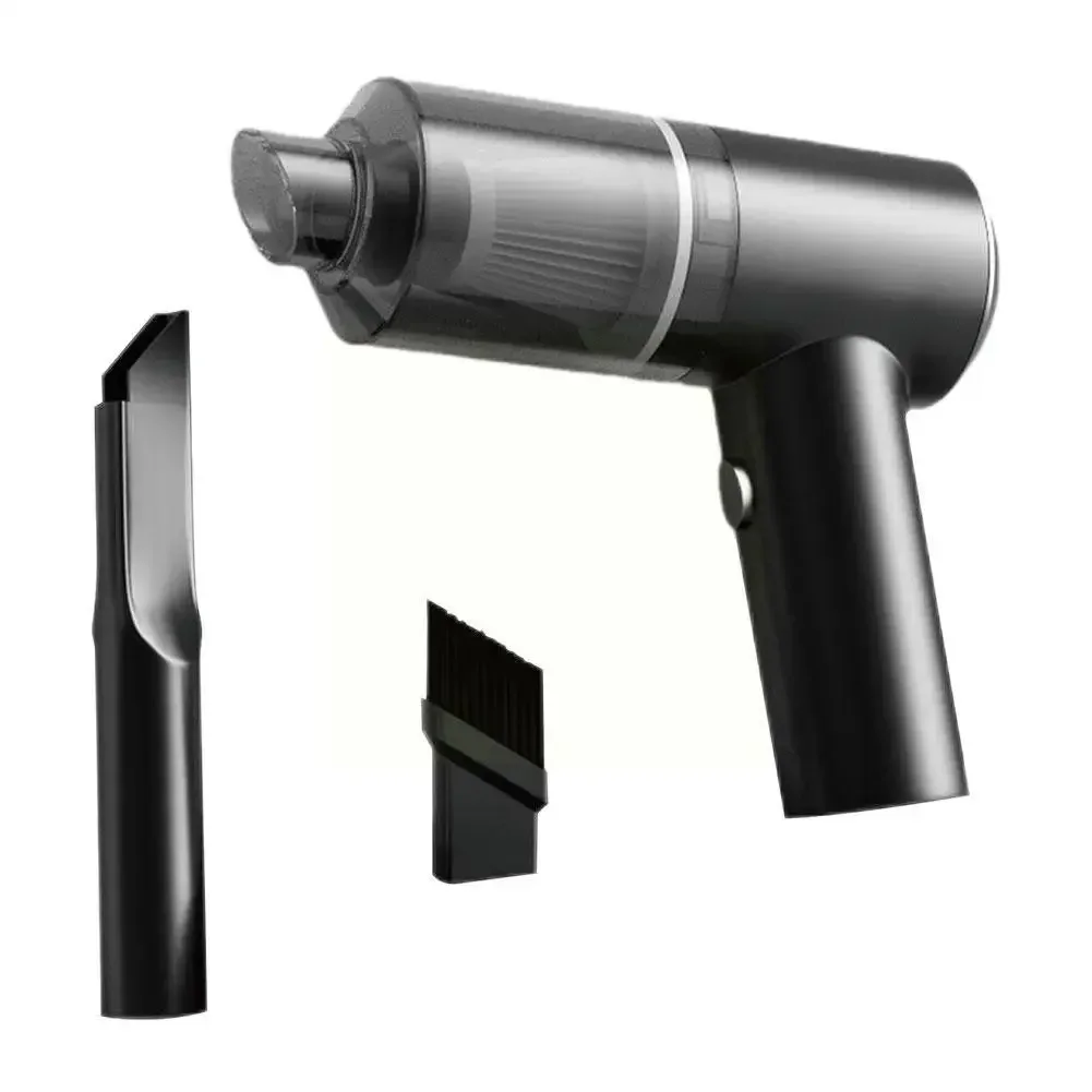 Drahtloser Auto-Staubsauger, tragbarer Hand-Hochleistungsstaubsauger für die Tastaturreinigung im Auto, Zuhause, Büro, Neu, 45000 Pa, 3-in-1 Image