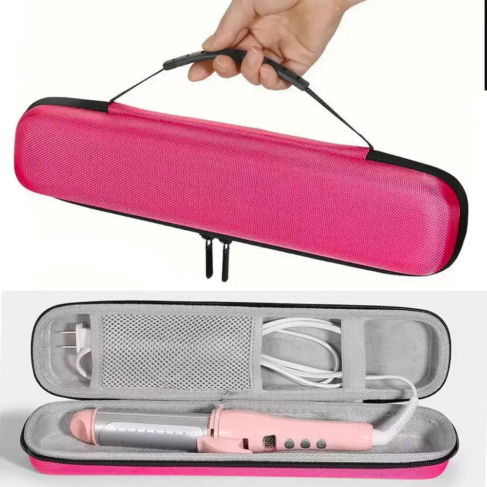 Reiseetui für Haarglätter und Lockenwickler | Wasserdicht, sturzsicher | EVA | mit Fächern für Kabel und Zubehör | Reisen Image