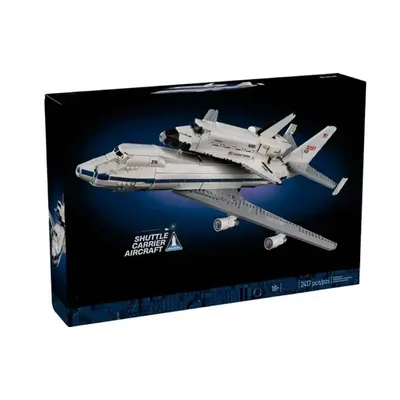 Space Shuttle Carrier Flugzeug Transport Flugzeug Modell Bausteine Flugzeug Architektur Ziegel 10360 Image