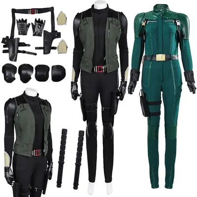 Yelena Belova Cosplay Fantasy Kleidung Battle Suits Film Bolts of Thunder Superhelden Kostüm Verkleidung Erwachsene Frauen Party Outfits Image