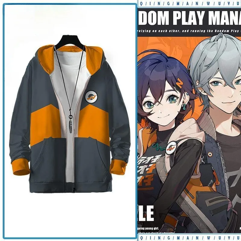 Zenless Zone Zero Game Cosplay Belle Kostüm, identischer Mantel, schwarzer Kapuzenpullover, tägliche Freizeitkleidung, Rollenspiel-Outfit, Frühlingssaison Image