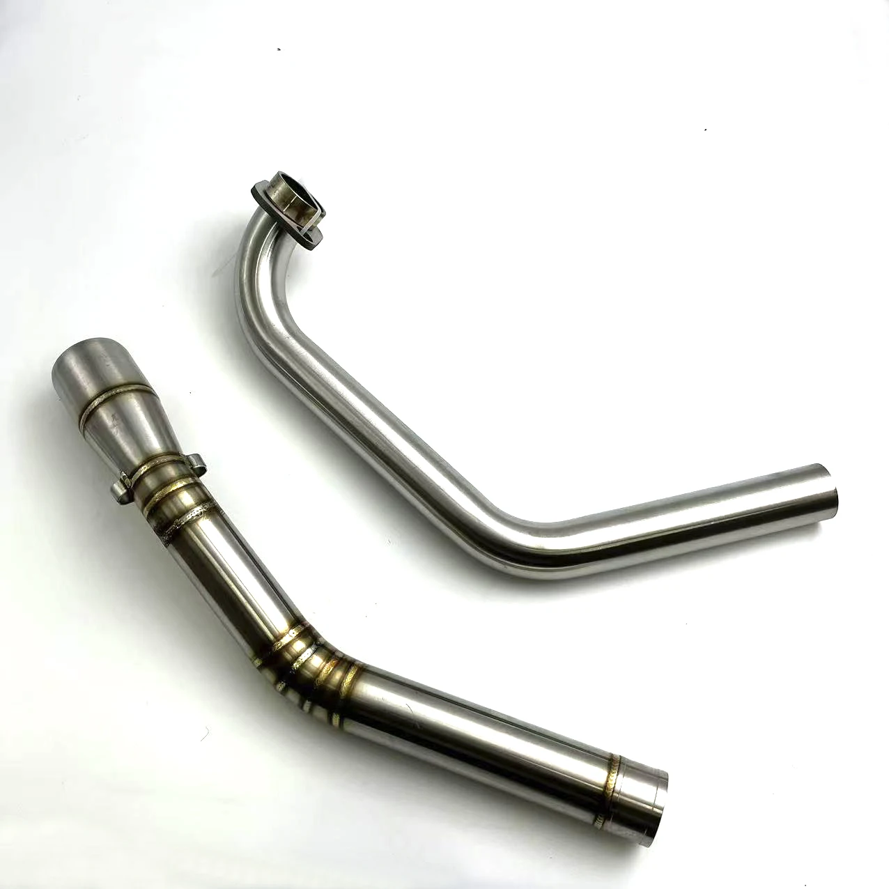 Motorrad Volle Auspuff Escape System Modifizierte Rohr Für Yamaha YZF-R15 R125 MT125 MT-15 V1 V2 08-17 V3 18-23 Schalldämpfer Auspuffrohr Image