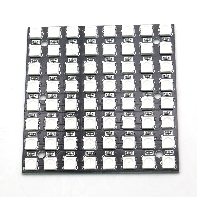 NEUE WS2812 LED 5050 RGB 8x8 LED Matrix für Arduino WS2812B 8*8 64-Bit Voll Farbe 5050 RGB LED Lampe Panel Licht Image