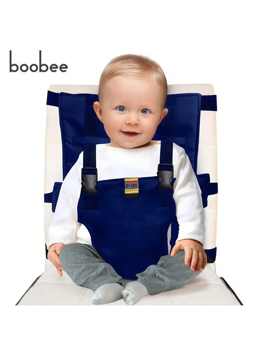 1 Stück Baby-Esszimmerstuhl-Sicherheitsgurt, universeller fester Gürtel für Kinder, Ausflugsstuhlgurt – waschbar, tragbar und faltbar, Stoff-Sicherheitsgurt, Reise-Sicherheitsgurt, Image