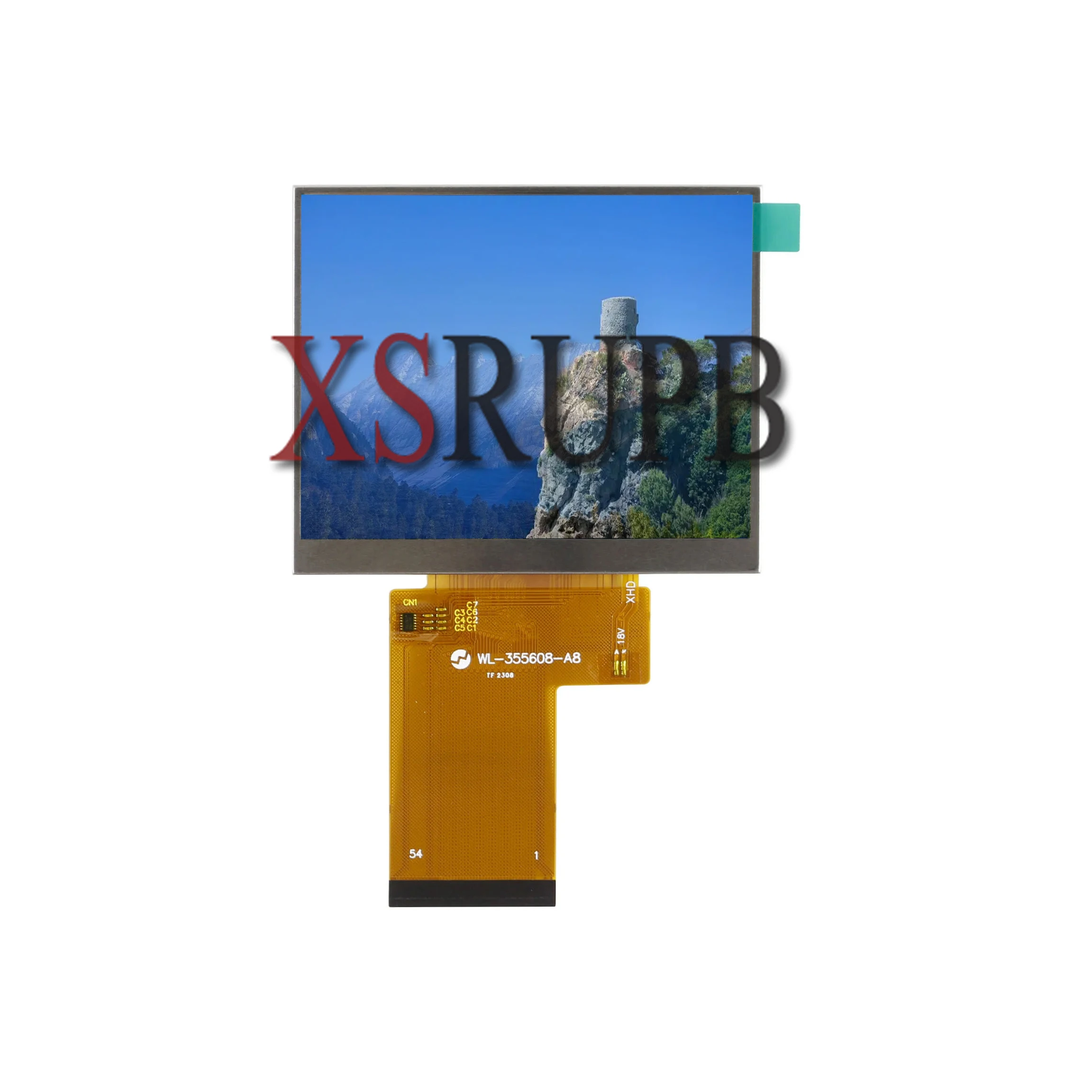 Neue LCD Bildschirm 54Pin Tab IPS LCD Für ANBERNIC RG35XX Plus Verbesserte Retro Handheld Tragbare Mini Spielkonsole Bildschirm lcd Display Image