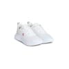 Sneaker CALVIN KLEIN JEANS "EVA RUNNER MIX MESH", Herren, Gr. 46, weiß (weiß, beige), Textil, Synthetik, kontrastfarbene Details, sportlich, Schuhe, Schnürschuh, Freizeitsneaker, Halbschuh mit seitlichem CK-Logo