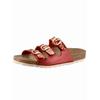 Pantolette BIO TIME, Damen, Gr. 41, rot (rot, bedruckt), Synthetik, sportlich, Schuhe
