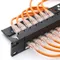 19Inch 1U Cabinet Rack Pass-Through 24 Port CAT6 Patch Panel RJ45 contact port(RJ45 contact port)