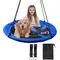 43"" Flying Saucer Swing For Kids Outdoor, Large Round Tire Swings For Trees And Swingset, Strong