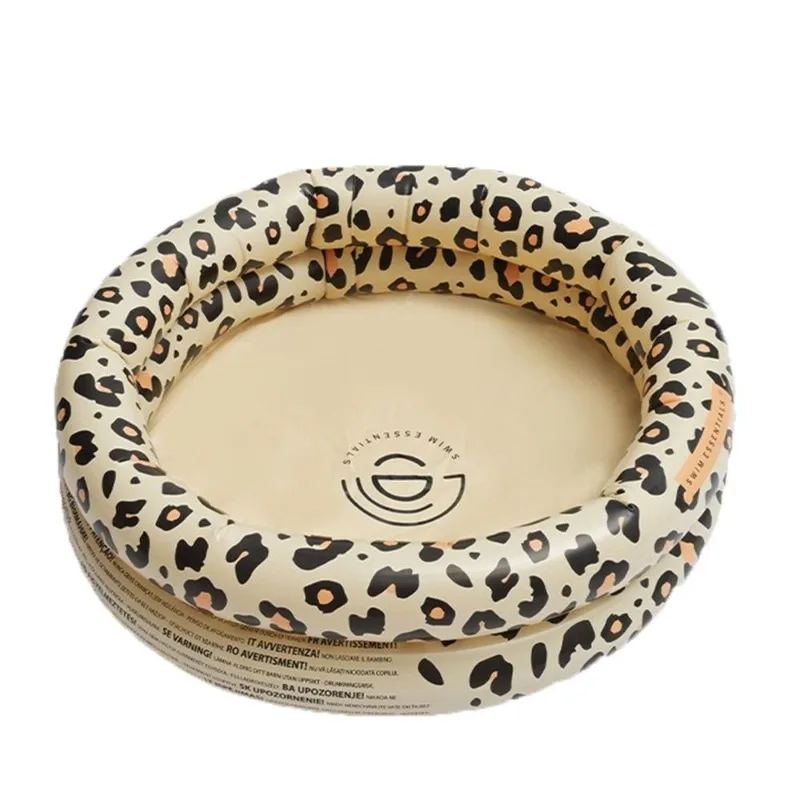 Piscine gonflable intérieure et extérieure en PVC, piscine épaisse à motif de dessin animé pour enfants en bas âge