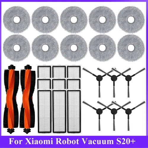 Accessoires pour ﻿ Xiaomi Robot aspirateur S20 + / S10 Plus / B108GL / B105 / B108CN B113CN pièce d'aspirateur Robot brosse latérale principale