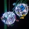 2 pièces LED carillon éolien solaire lumière jardin papillon lampe colorée étanche suspendus lumière