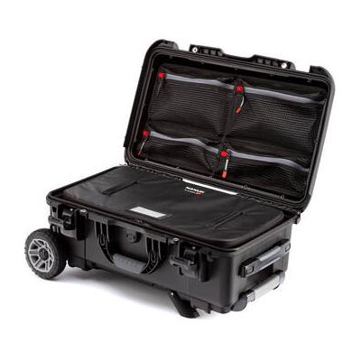Nanuk 935 Case with Heavy-Duty Wheels, Mesh Lid Organizer, and Large 13L Cubik 935HR380BK-0A0