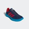 Hallenschuh ADIDAS PERFORMANCE, Gr. 47, team navy blau, team colleg rot, silber metallic, Leder, Synthetik, sportlich, Schuhe