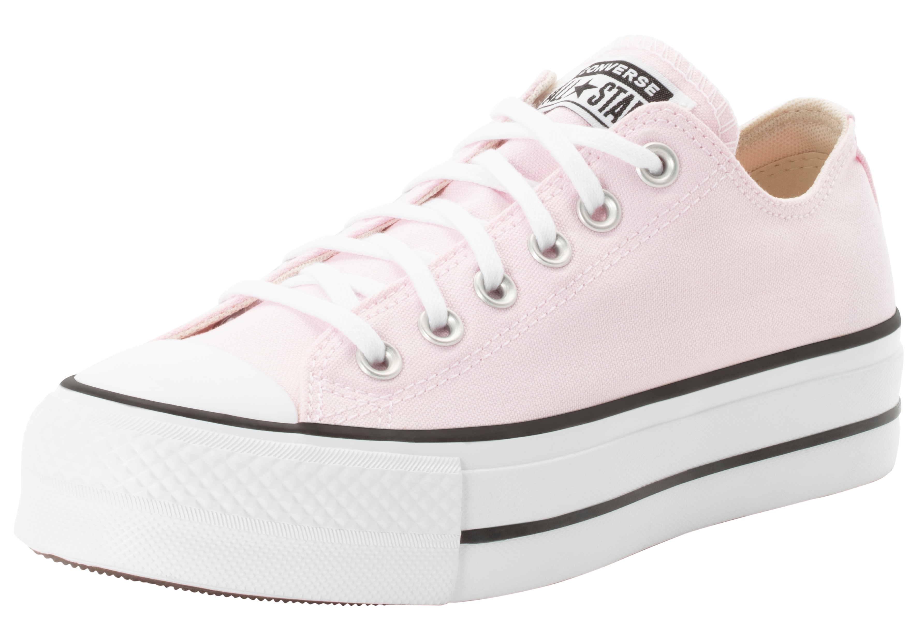 Sneaker CONVERSE "CHUCK TAYLOR ALL STAR LIFT PLATFORM", Damen, Gr. 41, weiß (sugar berry, weiß, schwarz), Textil, Schuhe Sneaker