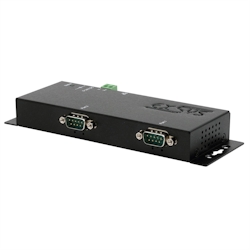 EXSYS EX-6122-2 Ethernet zu Seriell 2 x RS-232/422/485 mit 9 Pin Stecker inkl. Virtual Com Software Image