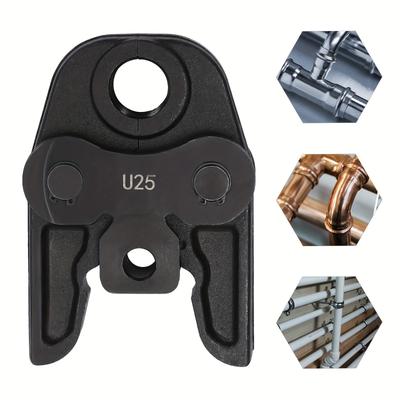 TEMU Press Jaw U25 Mm, Pipe Crimping Pliers Made Of Cr45 Steel Crimping Pliers For Crimping Pliers Pipe Press Pliers Hand Press Pliers (25 Mm) Image