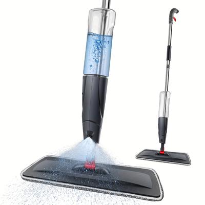 TEMU Spray Mop Floor Mop With Spray Function, 360 Degree Rotating Mop With 3 Reusable Mop Pads And 700 Ml Water Tank For Tiles Laminate Wooden Floors Image