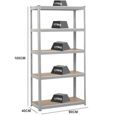 TEMU 4-tier Bookshelf Set - Easy Assembly, Stackable & Detachable Metal Storage Rack For Home, Office, Kitchen, And Dorm - Ideal For Books And Clothes, Standing Shelf Image