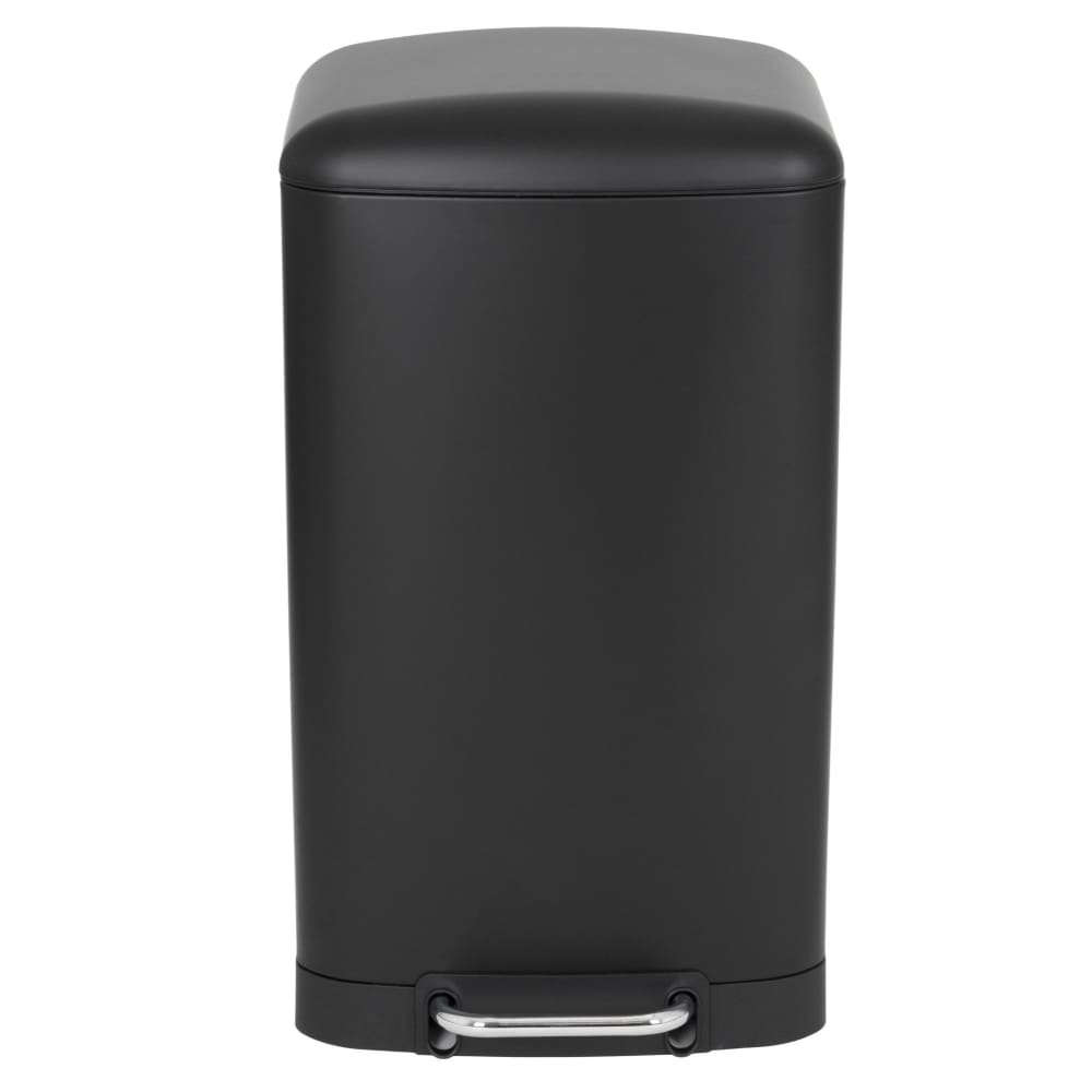 Pattumiera da cucina a pedale Nero 40L