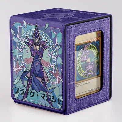 Yugioh Dark Magician Deck Box Yu-Gi-Oh! TCG OCG TCG Sammelkarten Pu-Leder Aufbewahrungsbox 100+ Image