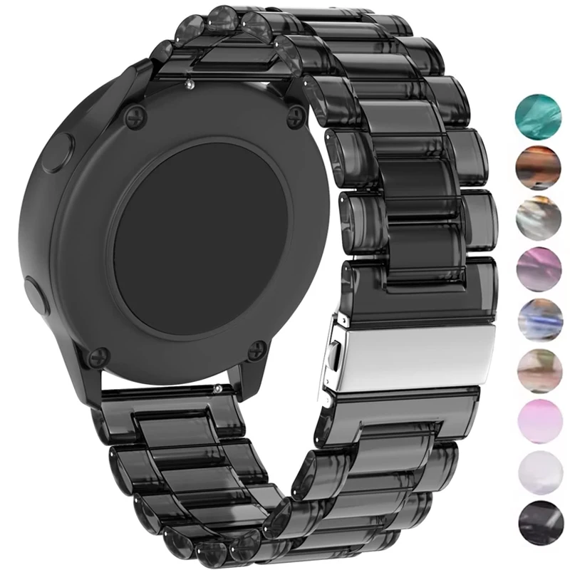 20 mm 22 mm Harzarmband für Samsung Galaxy Watch 3 46 mm Active 2 40 44 mm Armband Gear S3 42 mm Ersatzband für Huawei GT2 Watch Image