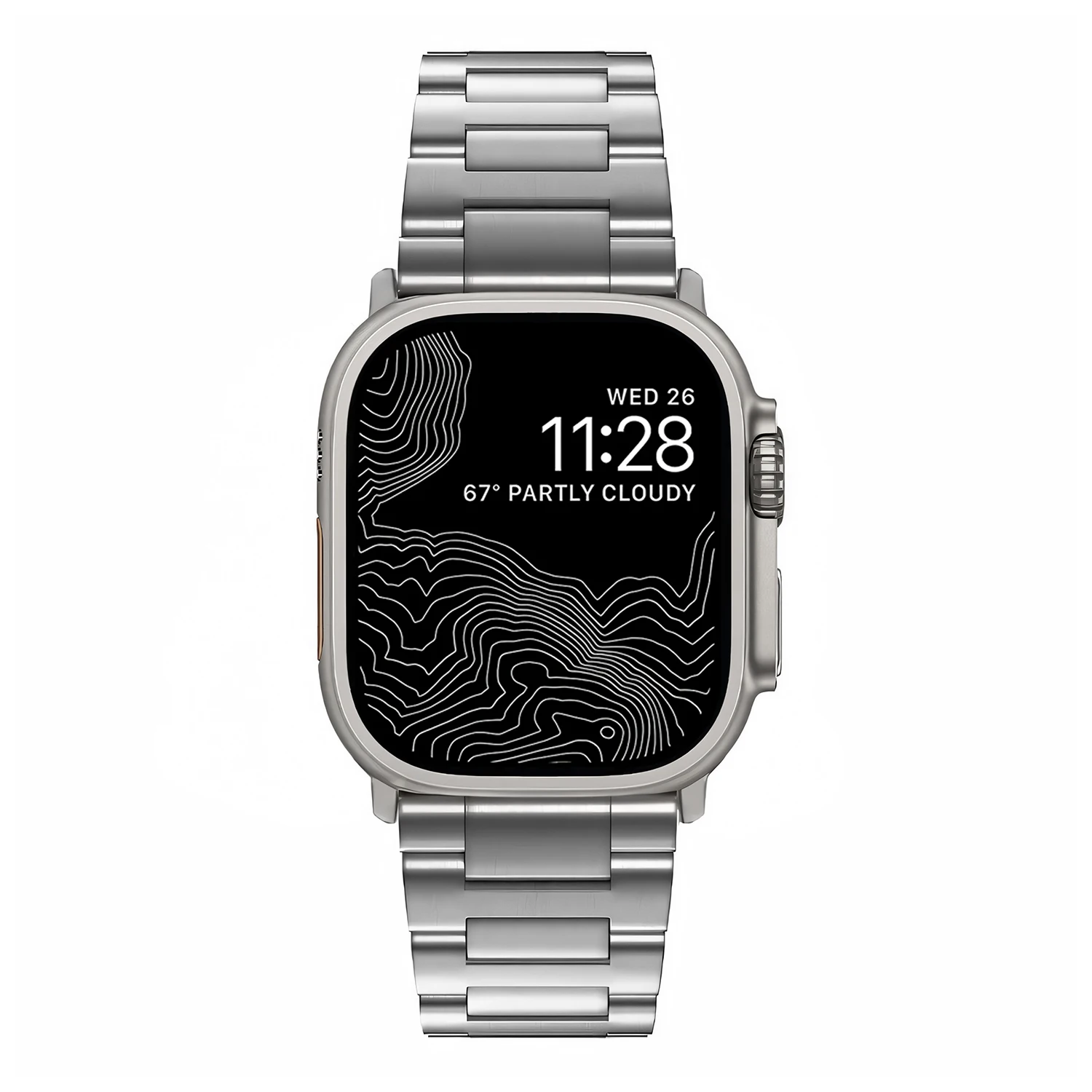 Edelstahlarmband für Apple Watch Band 45 mm 41 mm 42 mm 46 mm 40 mm 44 mm Ultra 49 mm Armband für Iwatch Serie 10 9 8 7 6 5 SE 4 Image