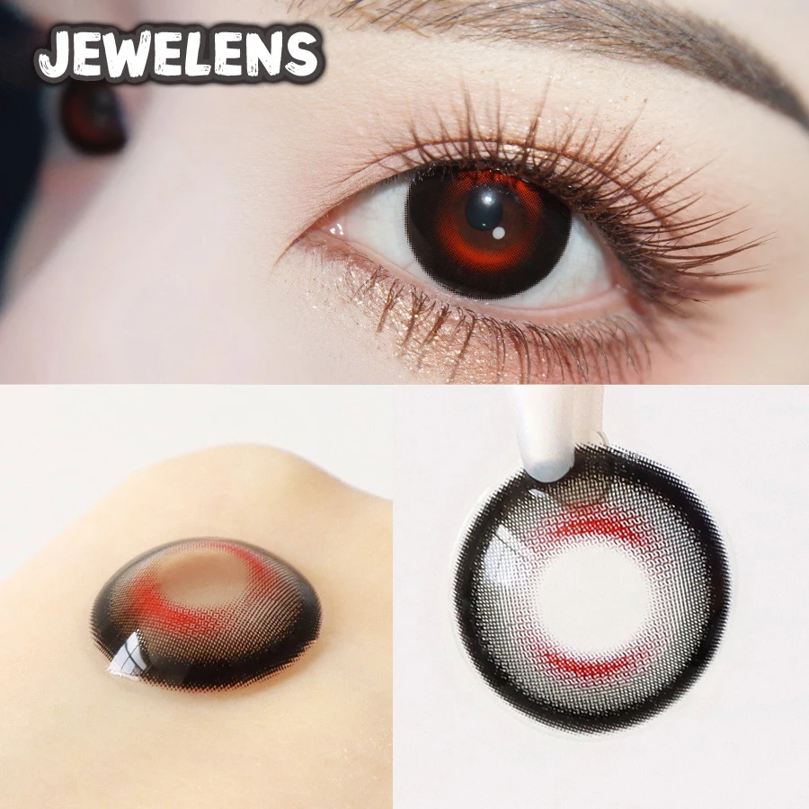 JEWELENS Alien Stage Cosplay Farbkontaktlinsen Anime Ivan Till Pupil 6 Monate 1 Paar Halloween-Objektiv Image