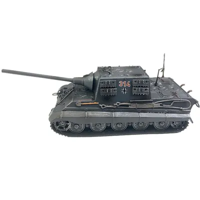 1/72 Deutscher Jagd-Tiger, schwerer Panzer, Druckguss, Jagditiger-Legierung, fertiges militärisches Image