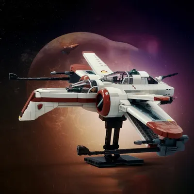 1145PCS MOC Space Wars Space Battleship Bausteine PiXEL-DANs ARC 170 Starfighter Modell DIY Montage Image