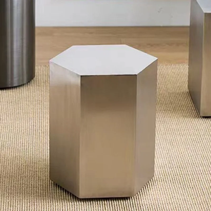 Moderne Hocker Nordic Metall Hocker Wohnzimmer Dekorative Kaffee Niedrigen Hocker Minimalismus Osmanen Stuhl Home Möbel Zubehör Image