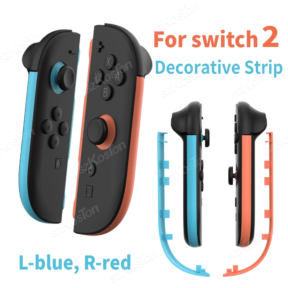 Dekorative Streifen für Nintendo Switch 2 Joy/Con Controller, einfach zu unterscheiden, links und rechts, Griffe für Switch 2 Gaming-Zubehör Image
