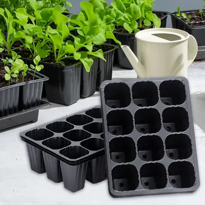 10/20Pcs Vegetable Seedling Pots Seedling Tray Garden Pots Durable Seed Germination Plant Flower Pots Grow Box For Planting