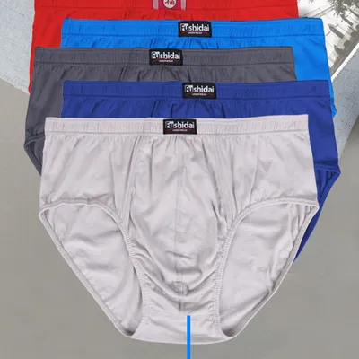 Slips Herren Unterwäsche Boxershorts Boxer Atmungsaktiv Bequeme Baumwollhöschen Plus Größe Größe Image
