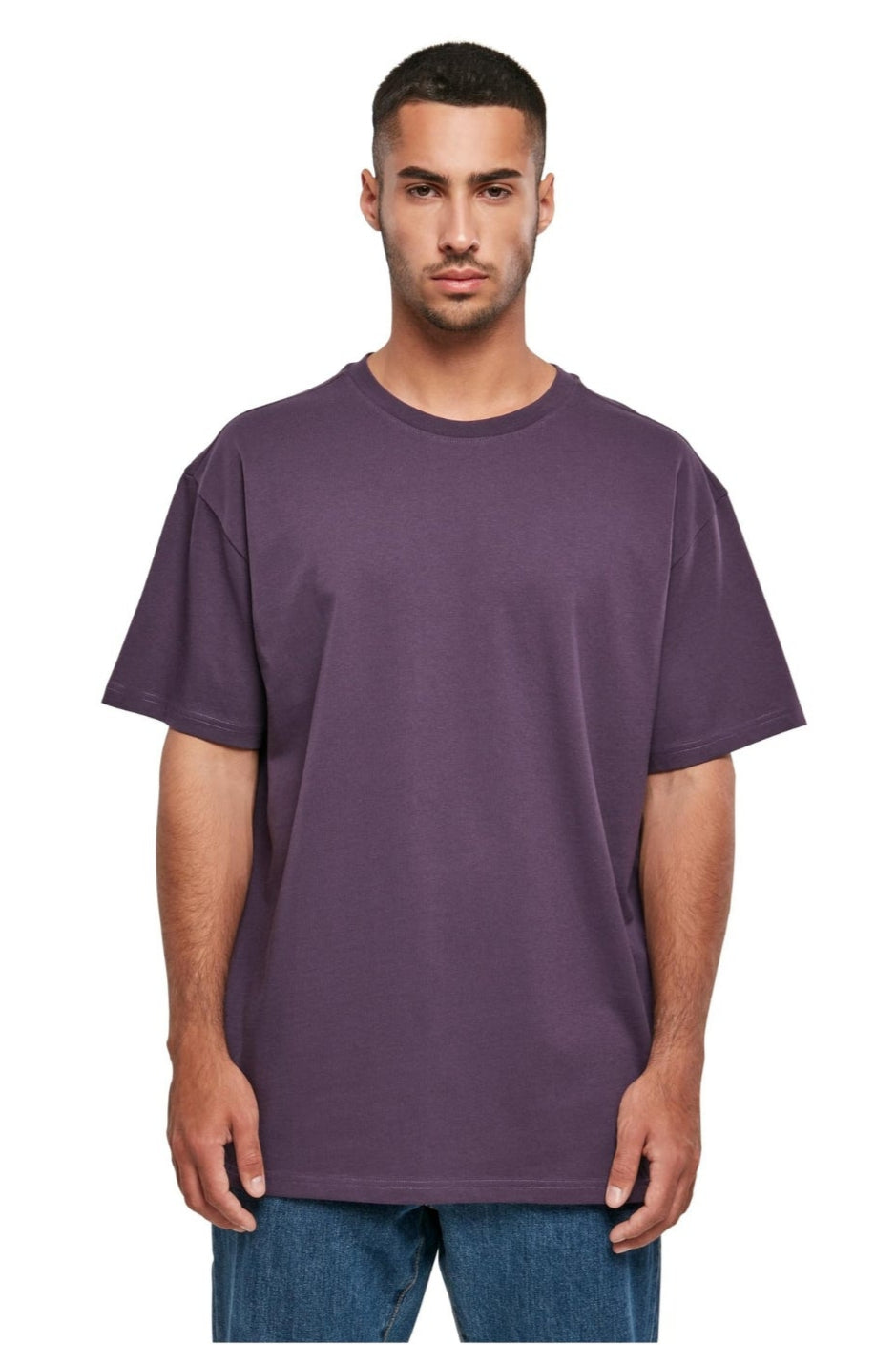 Schweres Oversize-T-Shirt - Purple Night Image