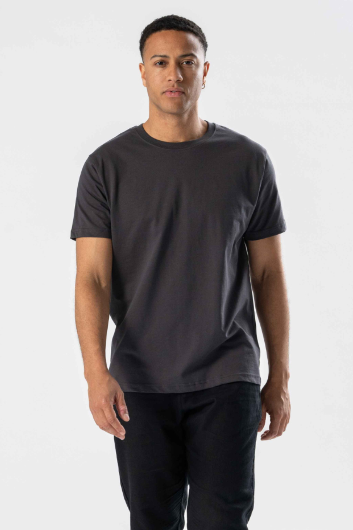 Normales T-Shirt – Grau Image