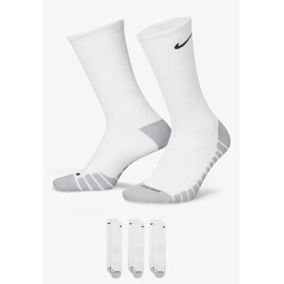 NIKE Unisex Everyday Cushion Crew Trainingssocken 3 Paar in Weiß Image