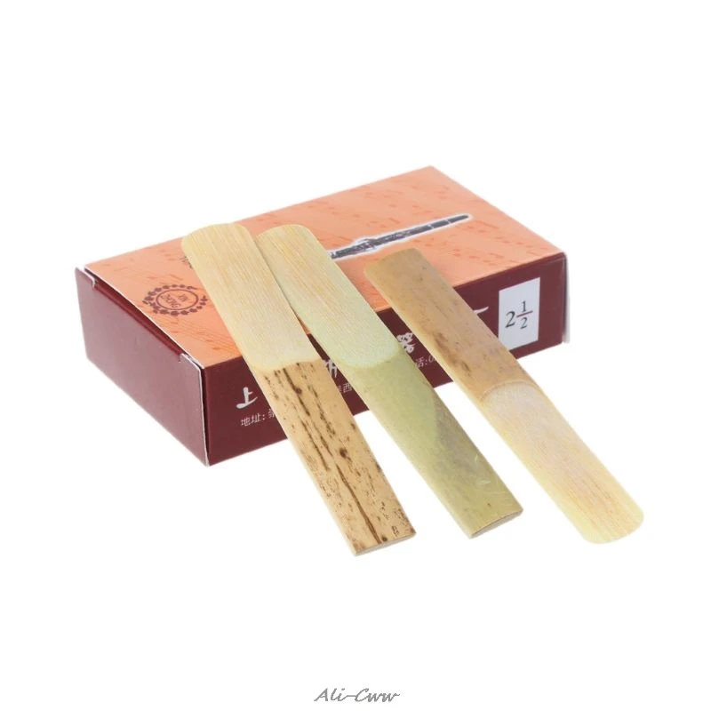 10pcs 2.5 Strength Clarinet Reeds Music Instrument Part Traditional Bamboo Reeds