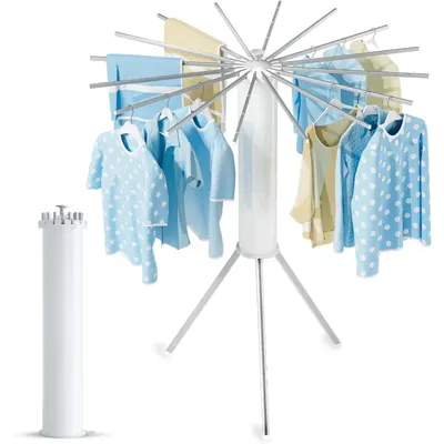 Tripod Clothes Drying Rack Foldable, Laundry Drying Rack Collapsible, Portable Clothing Drying Rack