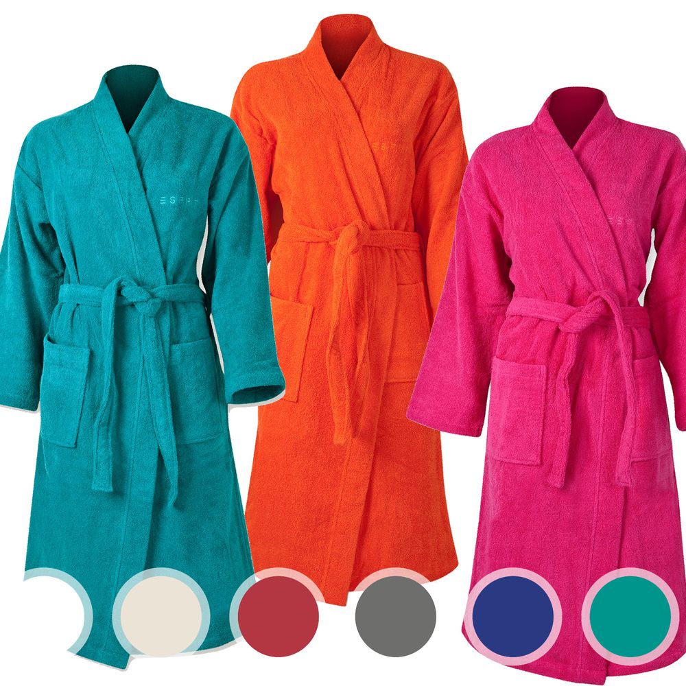 Esprit »Kimono« Unisex Bademantel – erhältlich in 10 Farben Image