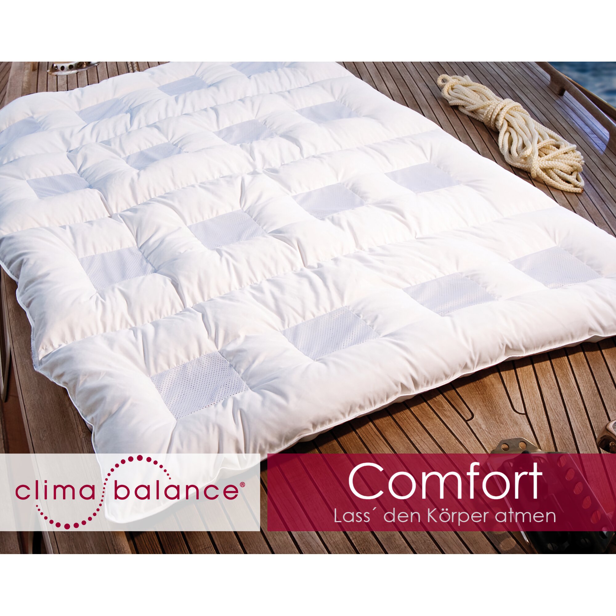 Sanders ClimaBalance Comfort Daunendecken – erhältlich in 6 Größen