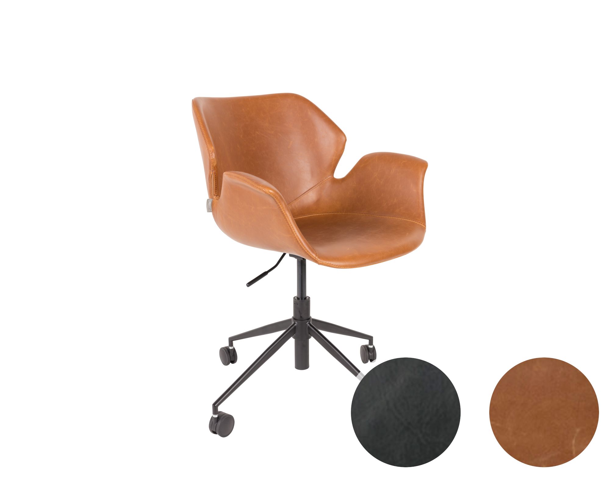 Zuiver Designer-Drehstuhl Nikki – erhältlich in 2 Farben